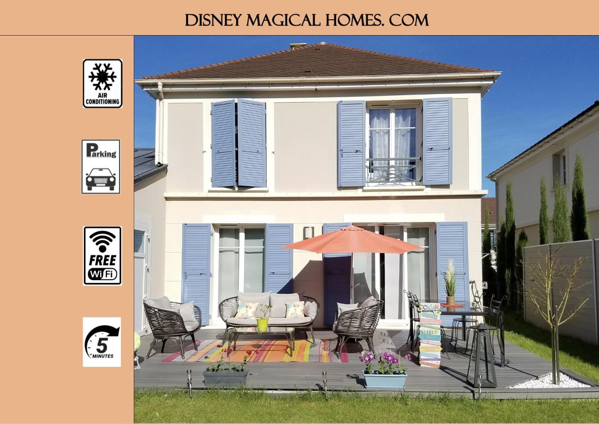 Air-Conditionned Villa, 5 Min To The Park - Disney Magical Homes, Paris Маньи-ле-Онгр Экстерьер фото